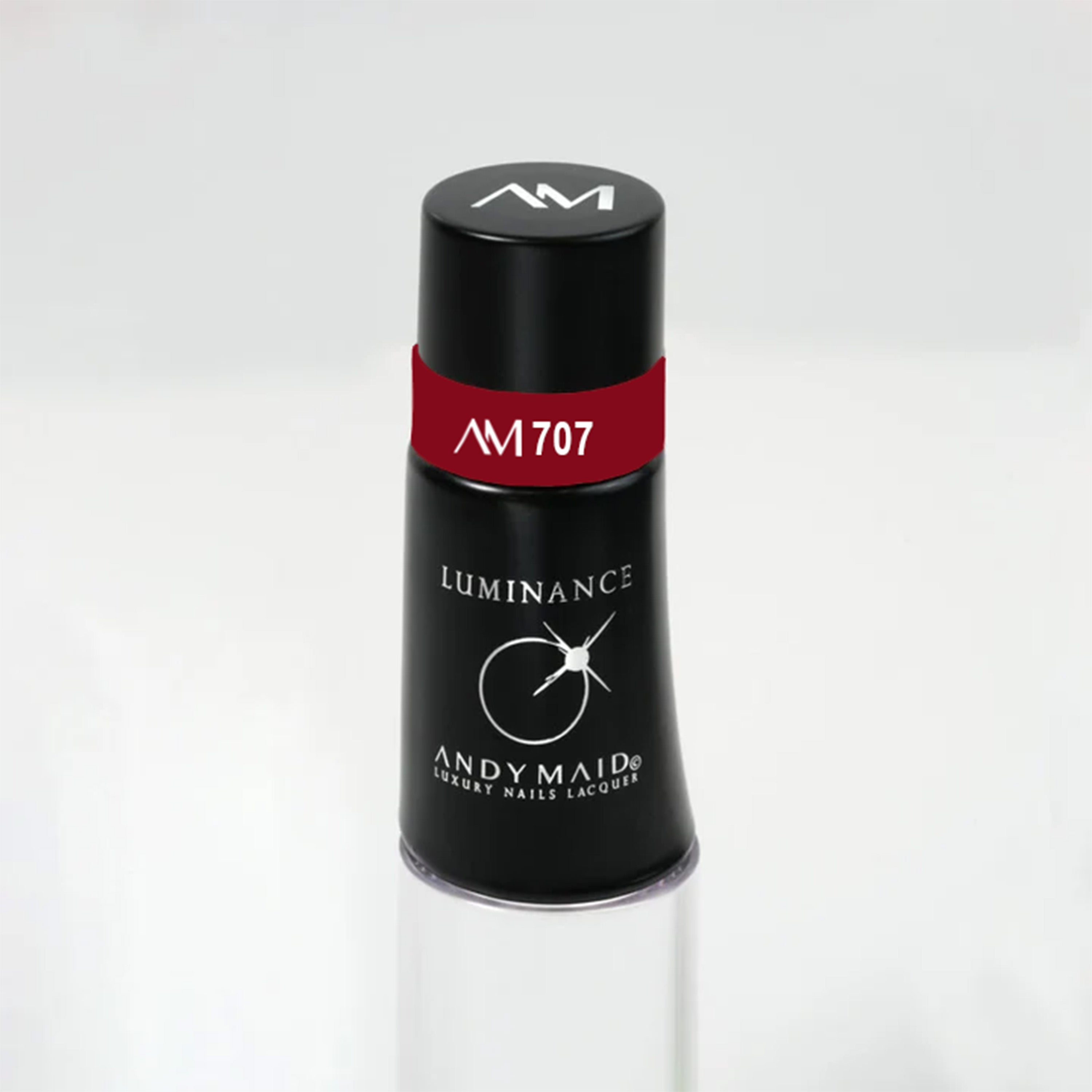 Luminance Semi-Permanent Nail Polish AM 707 - Dark Red