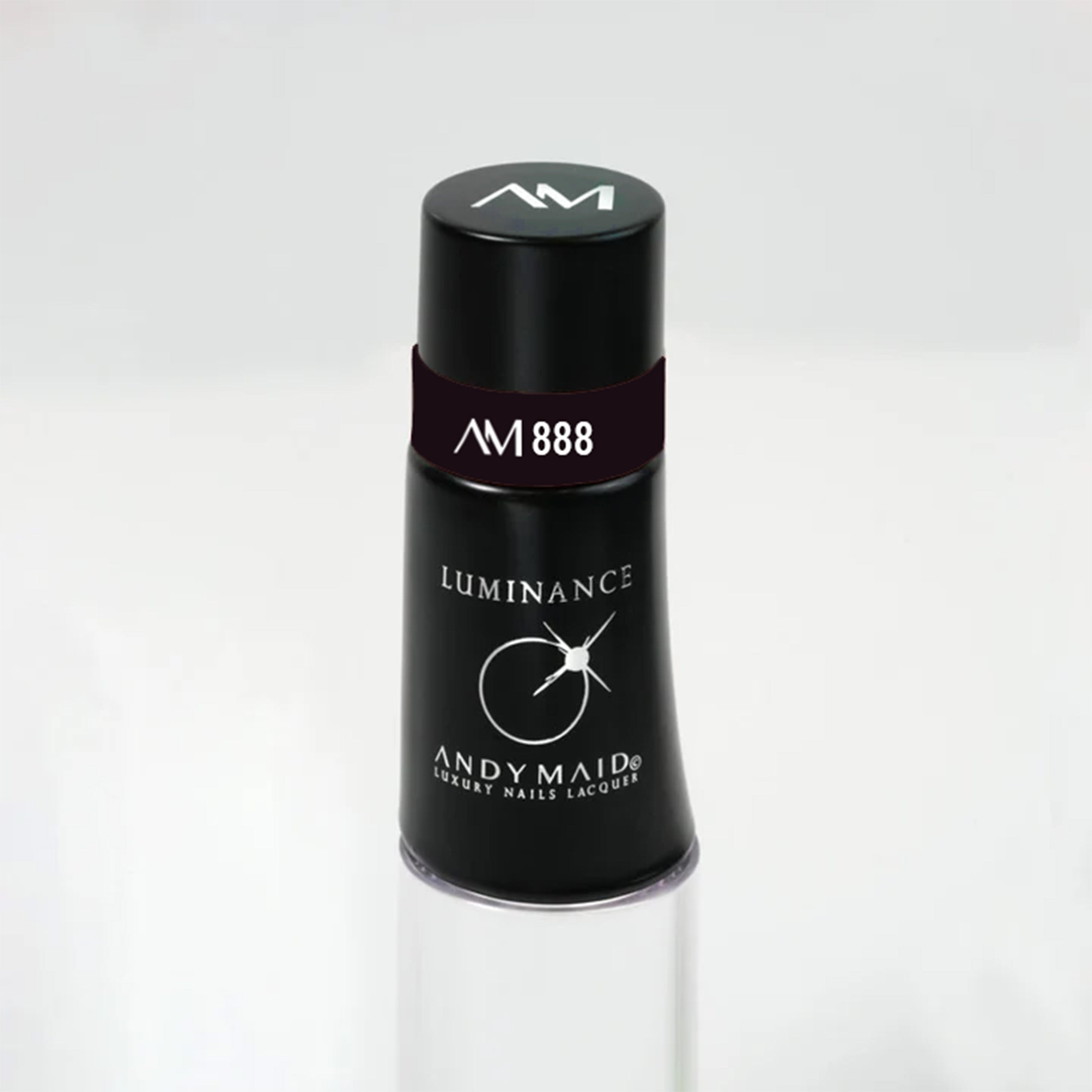 Luminance Semi-Permanent Nail Polish AM 888 - Black