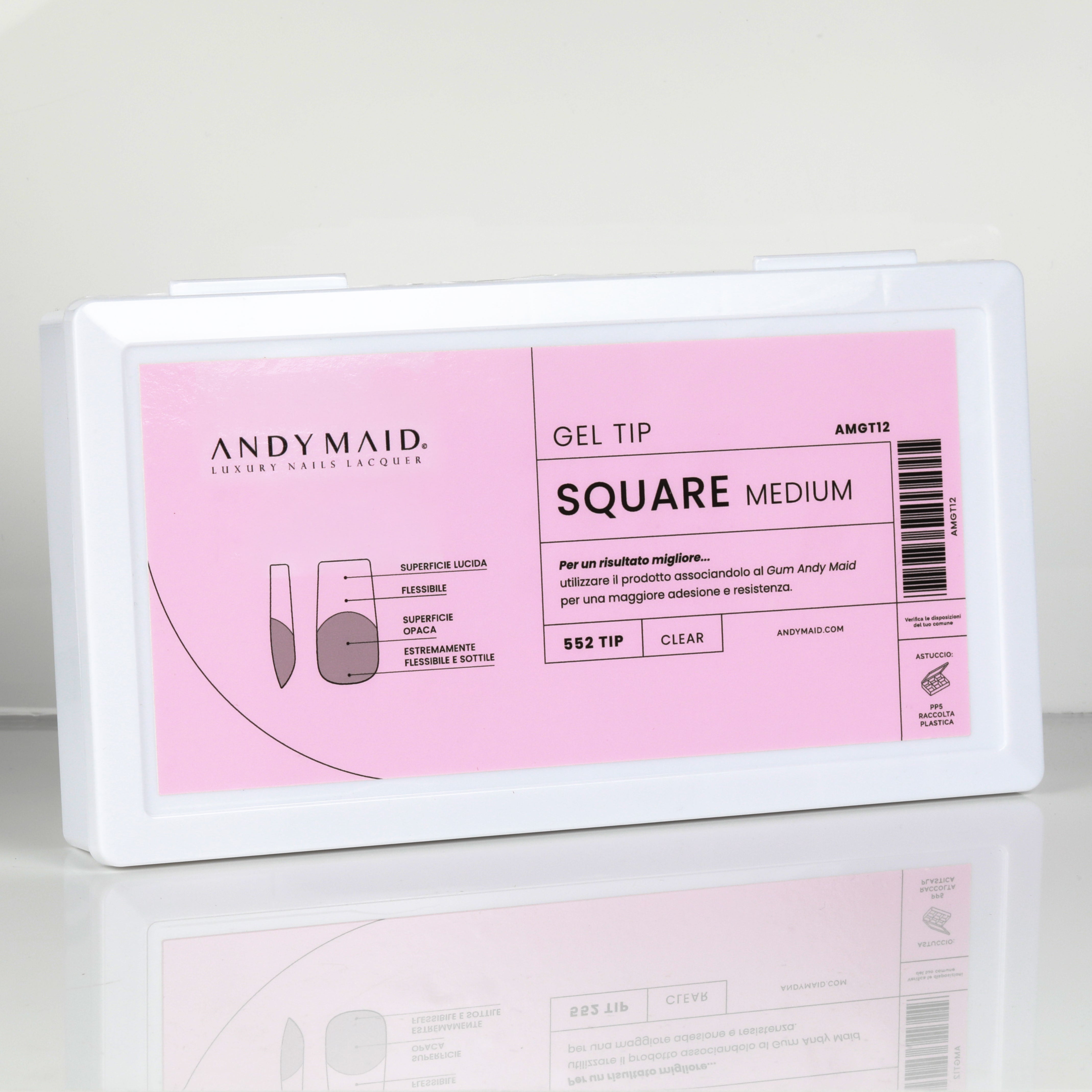 Gel Tip  Square Medium